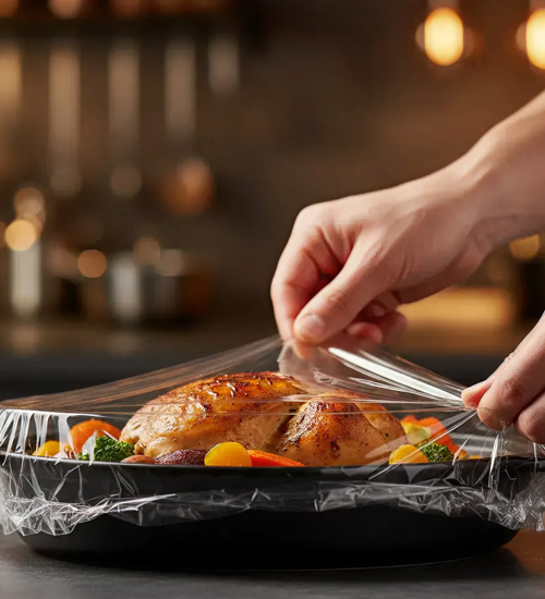 Cooked food and ready to serve meals